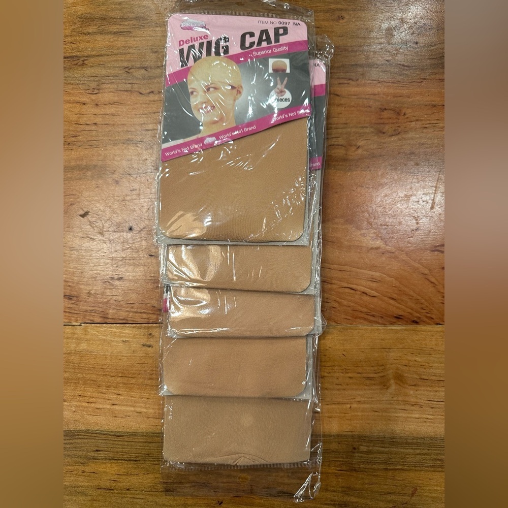 NWT DELUXE Wig Cap, Nylon Wig Caps, 2 Pieces per pack Stocking